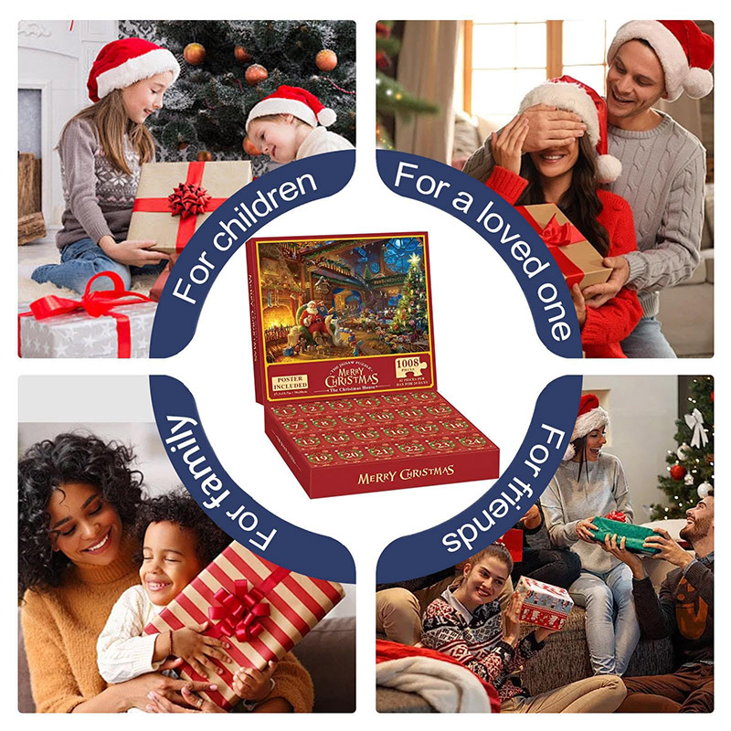 Christmas Puzzle Advent Calend - Advent Calendar Gift ulasan dan harga