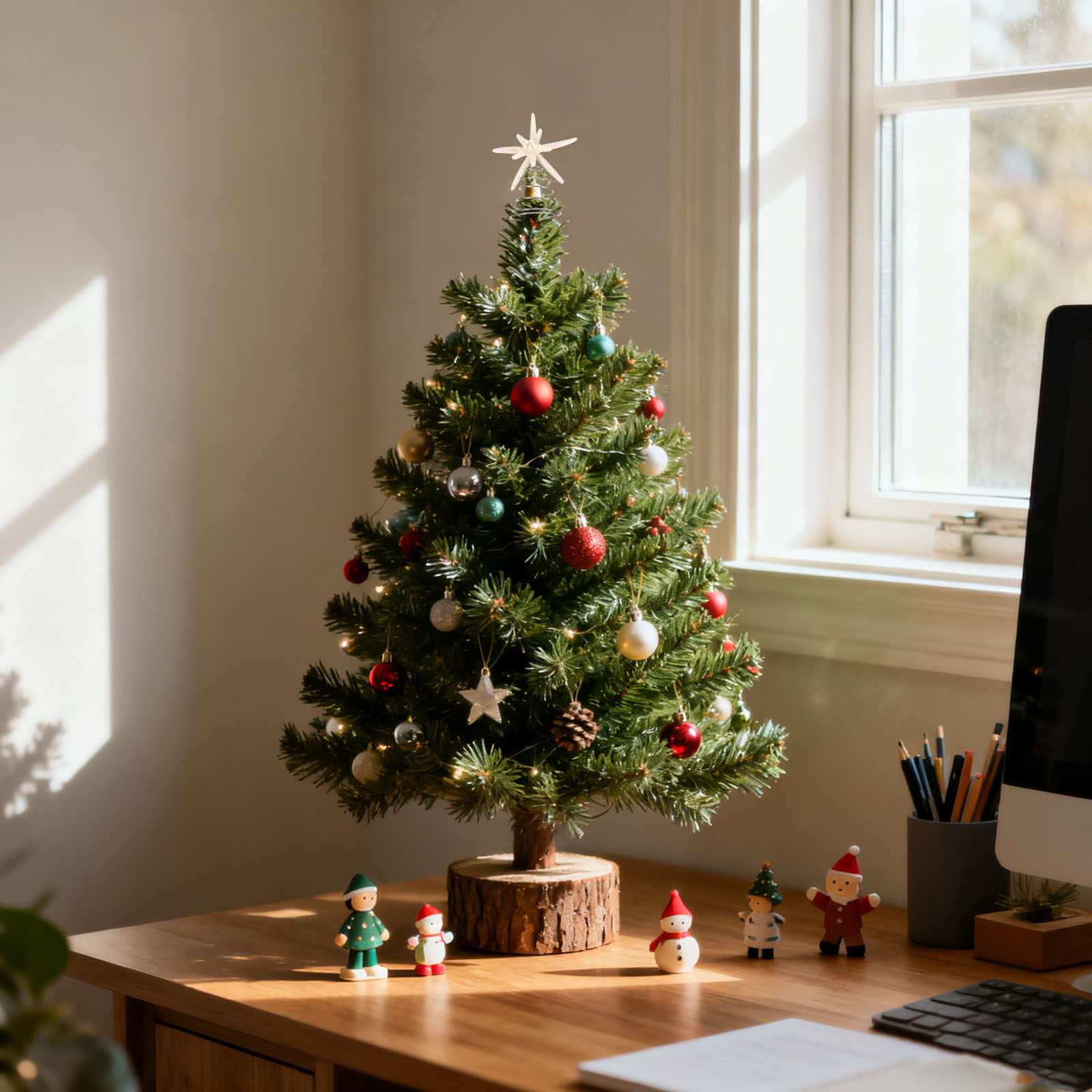 Beach-Themed Christmas Tree To - Star Tree Topper ulasan dan harga