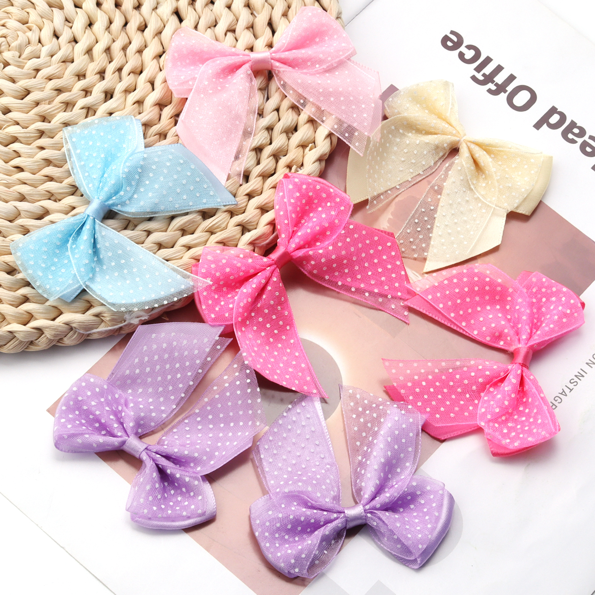 10Pcs/lot Satin Ribbon Bows Pr - Ribbon Bow Gift ulasan dan harga