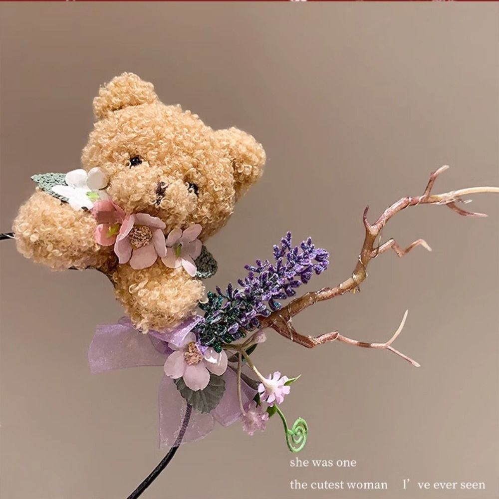 Plush LED Christmas Headband G - Reindeer Antlers Headband ulasan dan harga