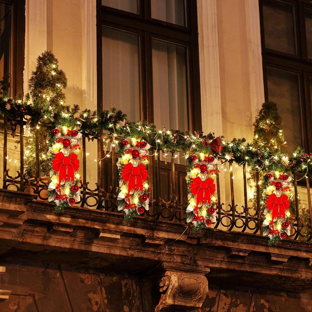 4 Pcs 19.7 LED Lighted Christm - Christmas Lights Outdoor ulasan dan harga