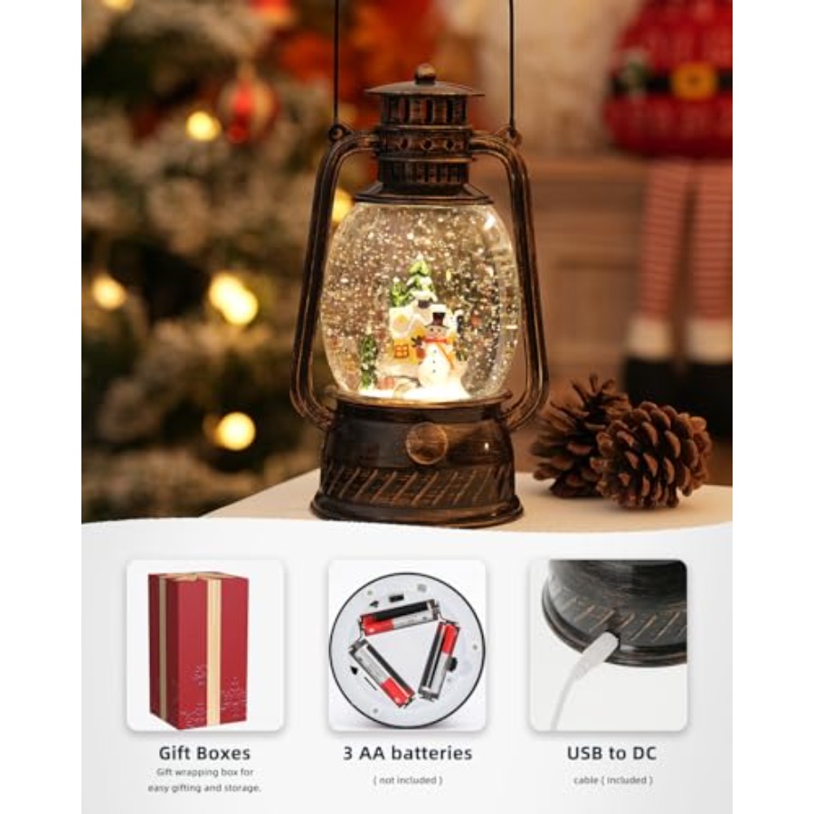 Christmas Decorations Snow Glo - Snow Globe Musical ulasan dan harga
