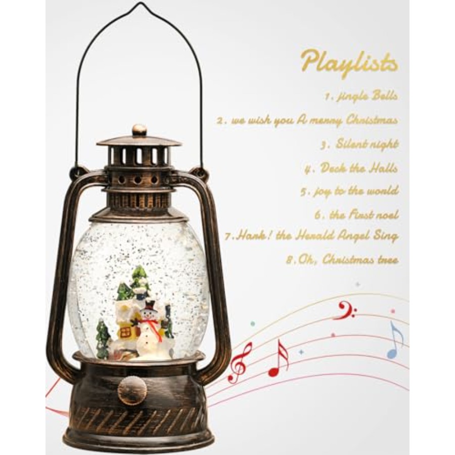 Christmas Decorations Snow Glo - Snow Globe Musical ulasan dan harga