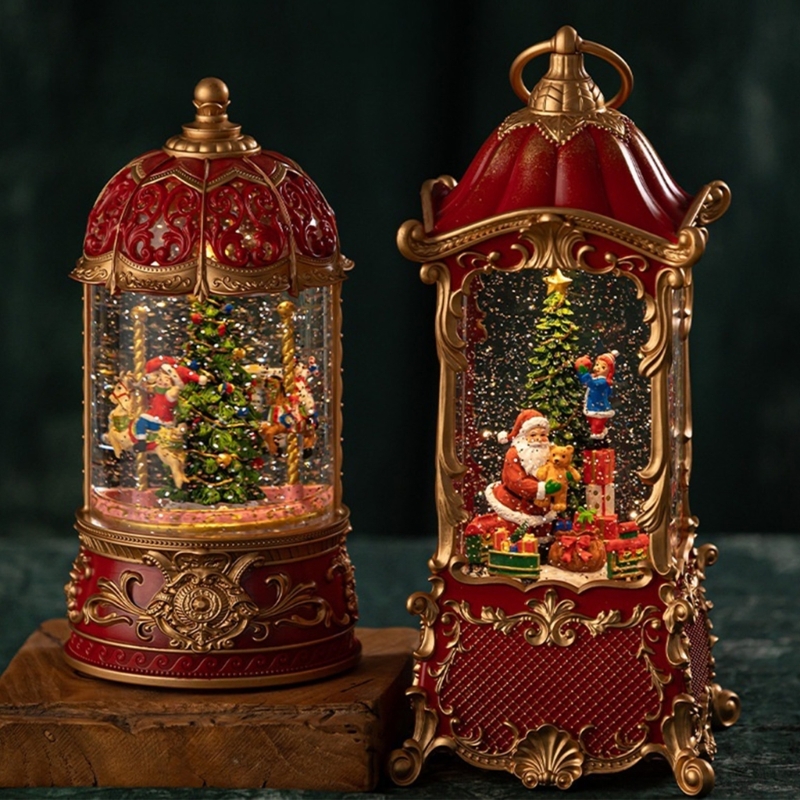 Shake Activated Snow Globes La - Snow Globe Musical ulasan dan harga