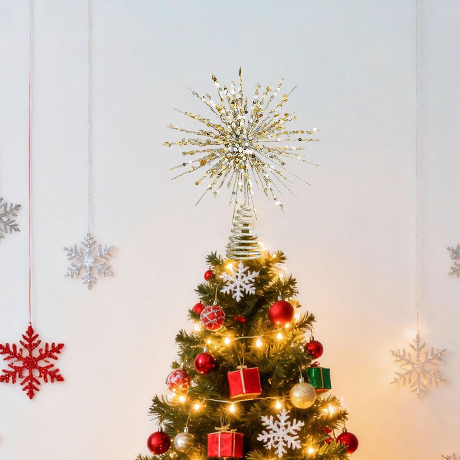 Christmas Tree Topper Ornament - Star Tree Topper ulasan dan harga