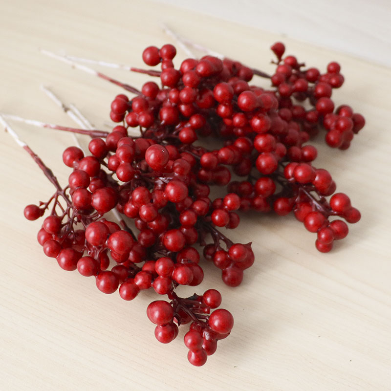 Artificial Berry Branch Decora - Christmas Wreath Fake ulasan dan harga
