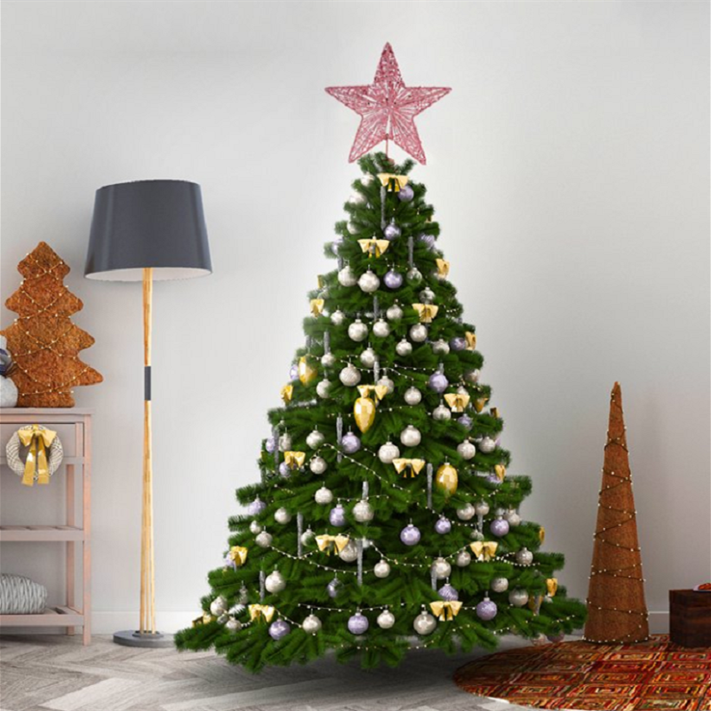 Christmas Pink Pentagon Top St - Star Tree Topper ulasan dan harga