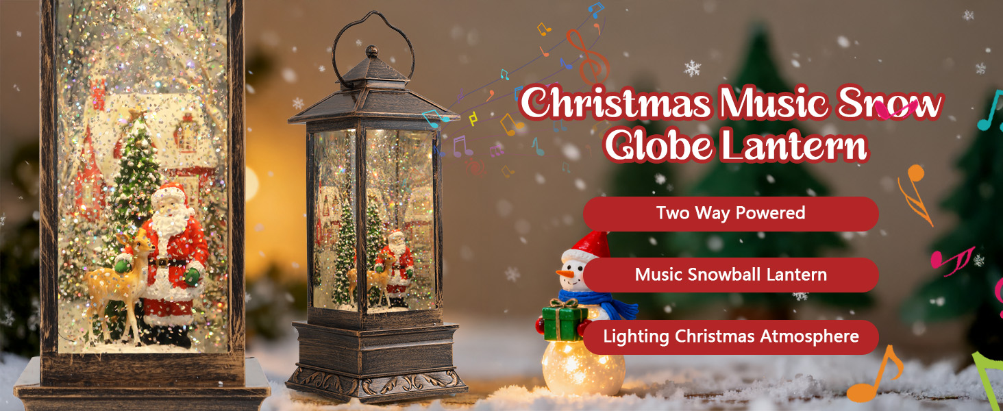 2025 Christmas Gift Musical Sn - Snow Globe Musical ulasan dan harga