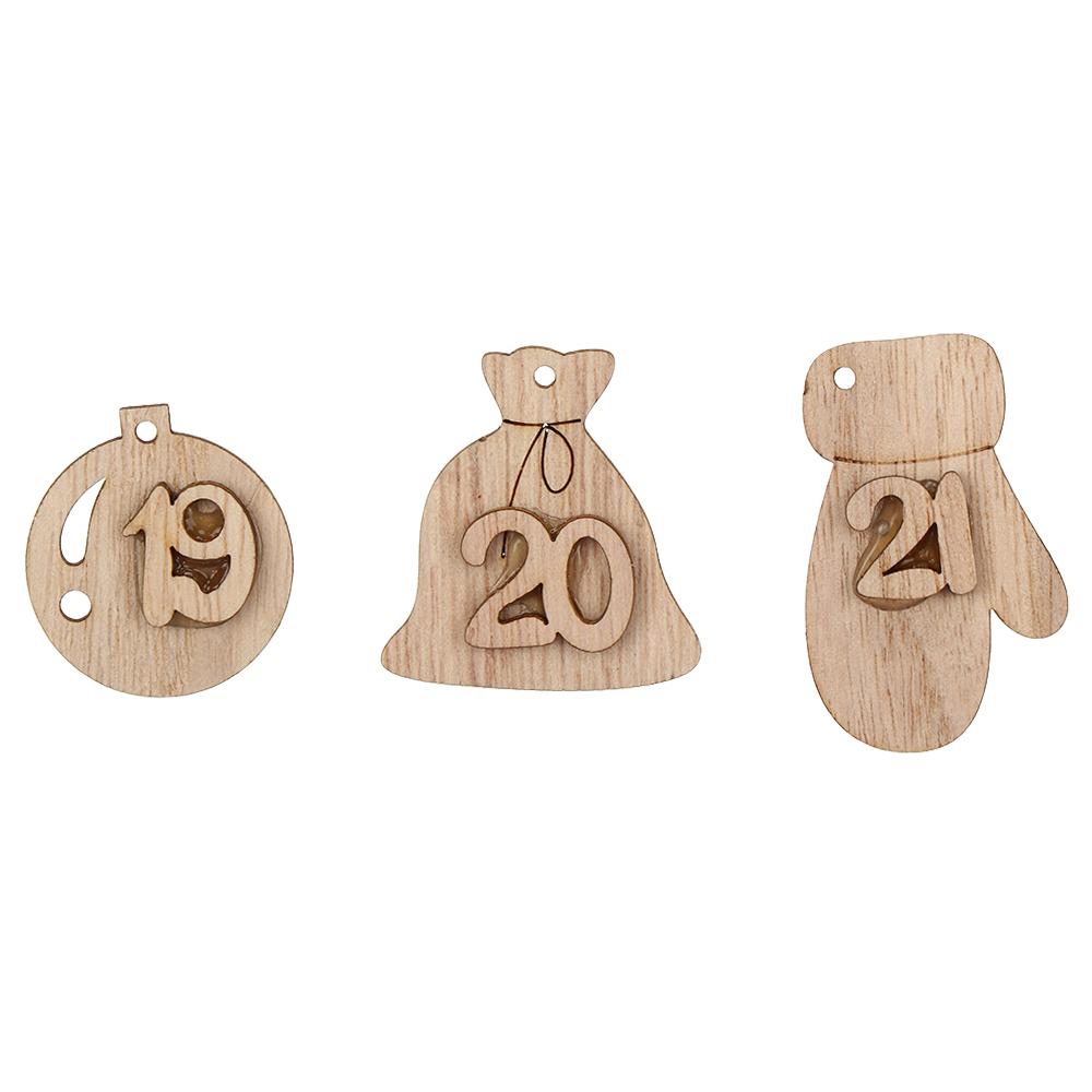 24pcs/set DIY Clips Gift Bags  - Advent Calendar Gift ulasan dan harga