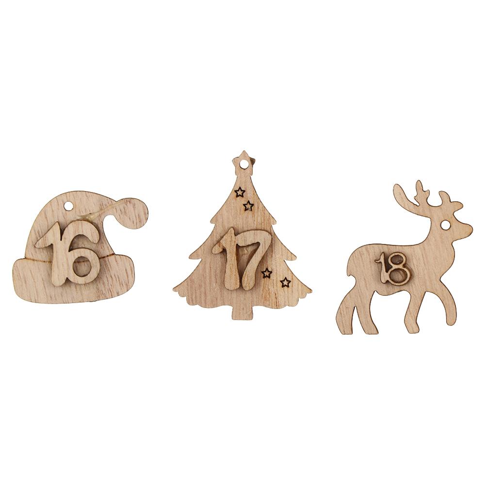 24pcs/set DIY Clips Gift Bags  - Advent Calendar Gift ulasan dan harga