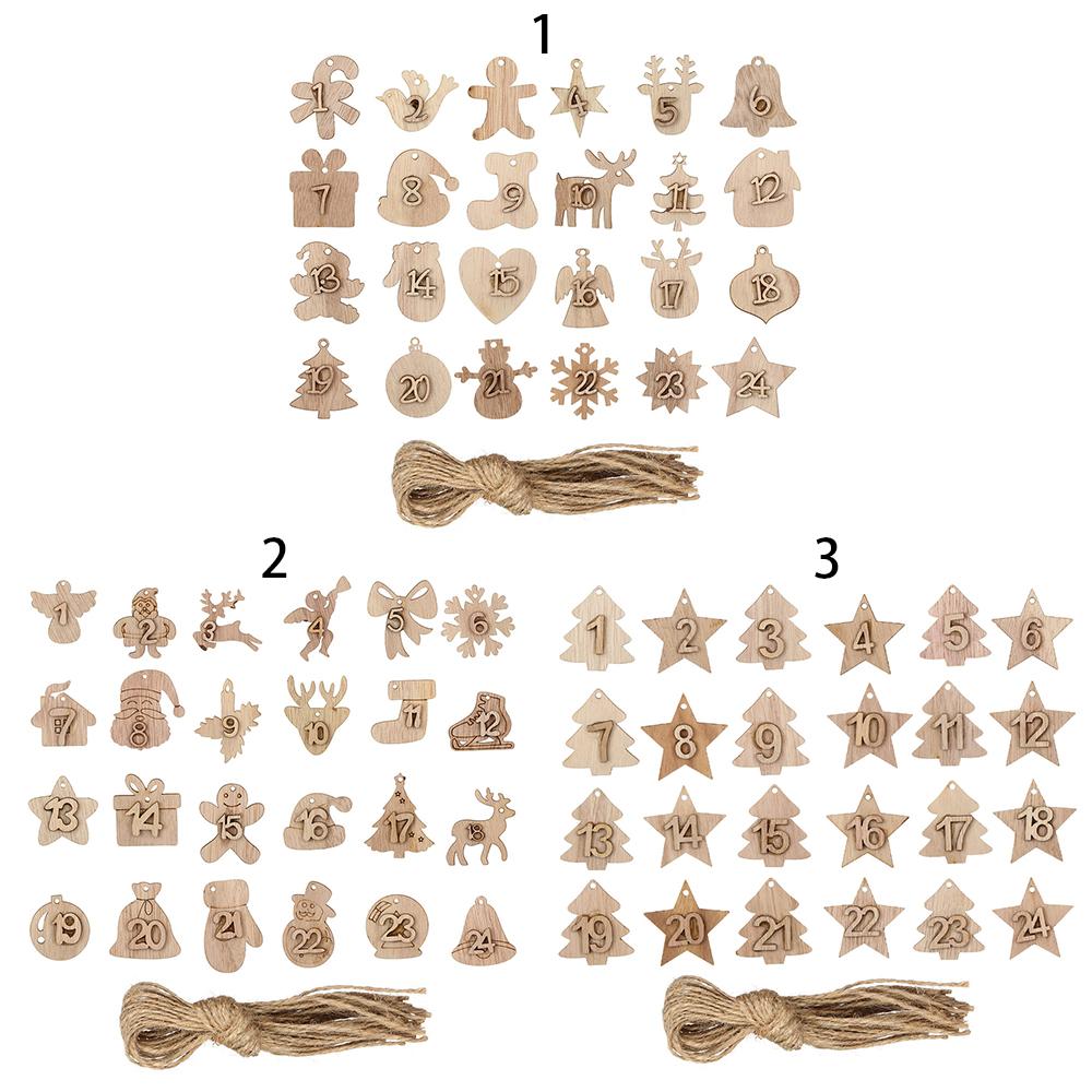 24pcs/set DIY Clips Gift Bags  - Advent Calendar Gift ulasan dan harga