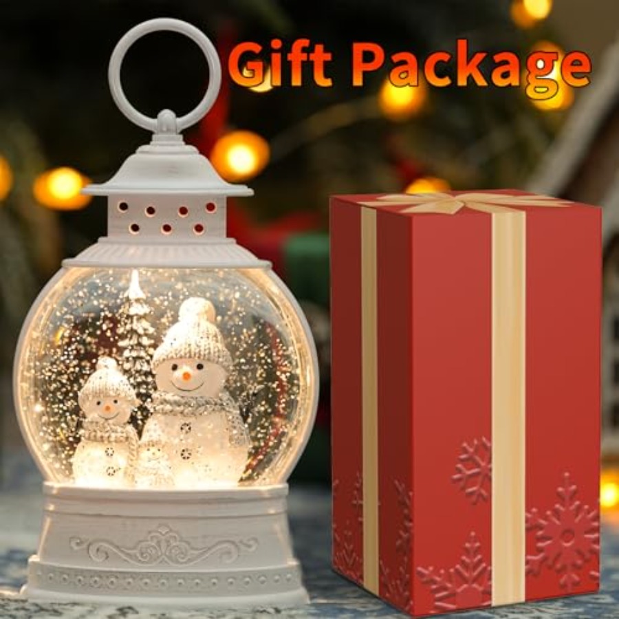 Christmas Snow Globe Lantern M - Snow Globe Musical ulasan dan harga