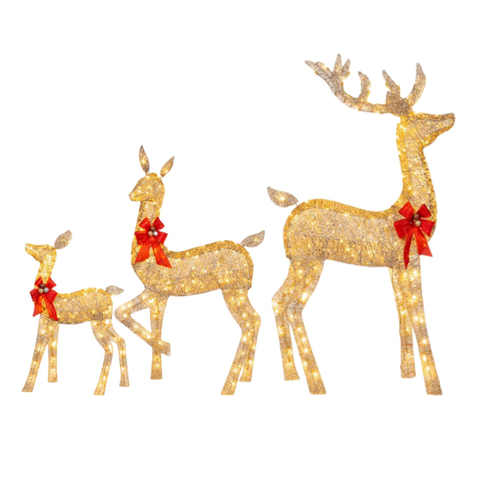 Christmas Lighted Reindeers Fa - Christmas Lights Outdoor ulasan dan harga