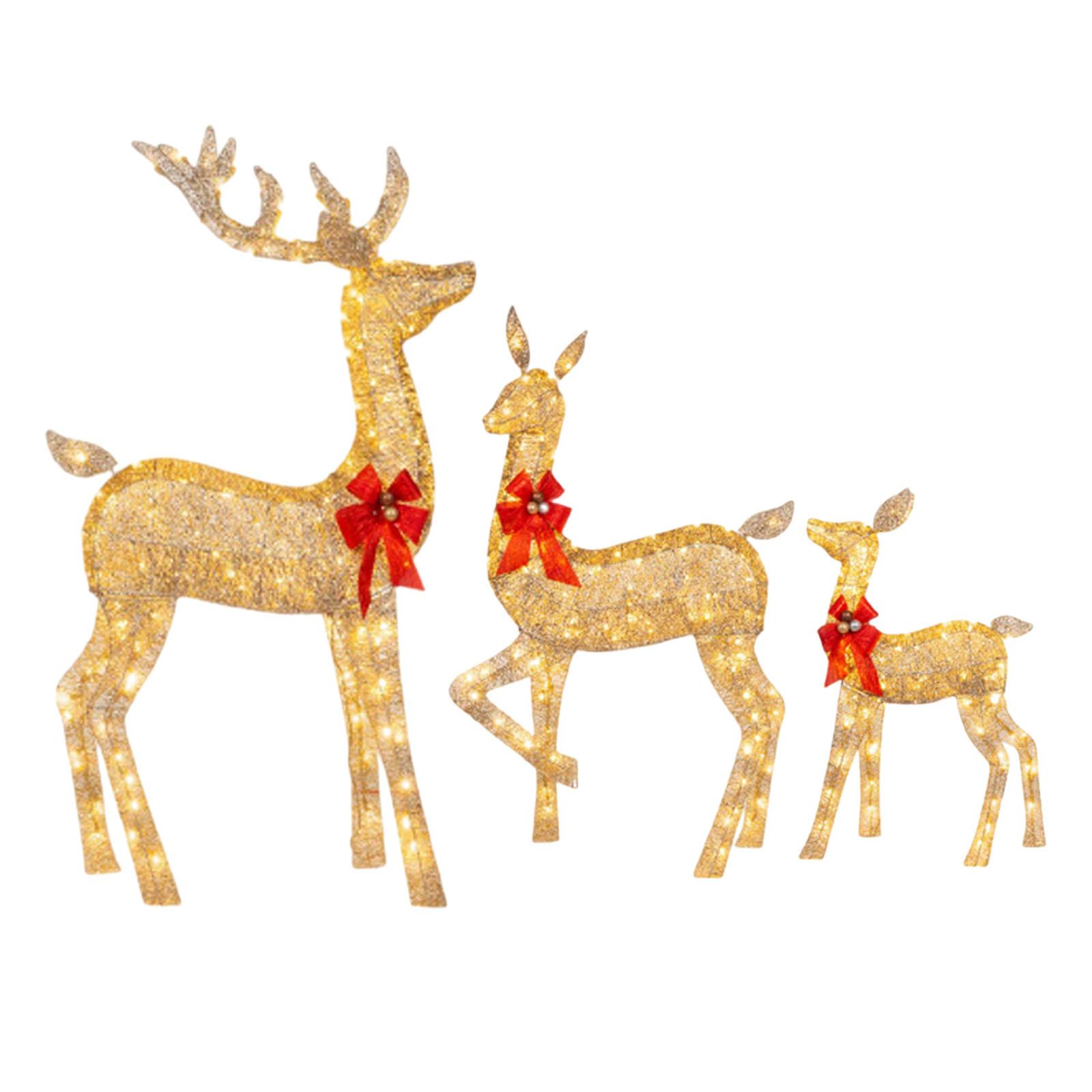 Christmas Lighted Reindeers Fa - Christmas Lights Outdoor ulasan dan harga