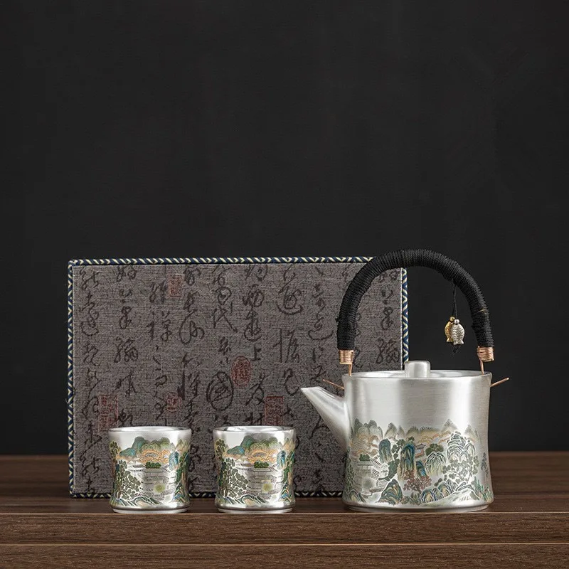 Z30- Liu Yin one pot two cups  - Gift Box Wrap Set ulasan dan harga