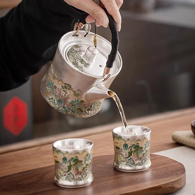 Z30- Liu Yin one pot two cups  - Gift Box Wrap Set ulasan dan harga