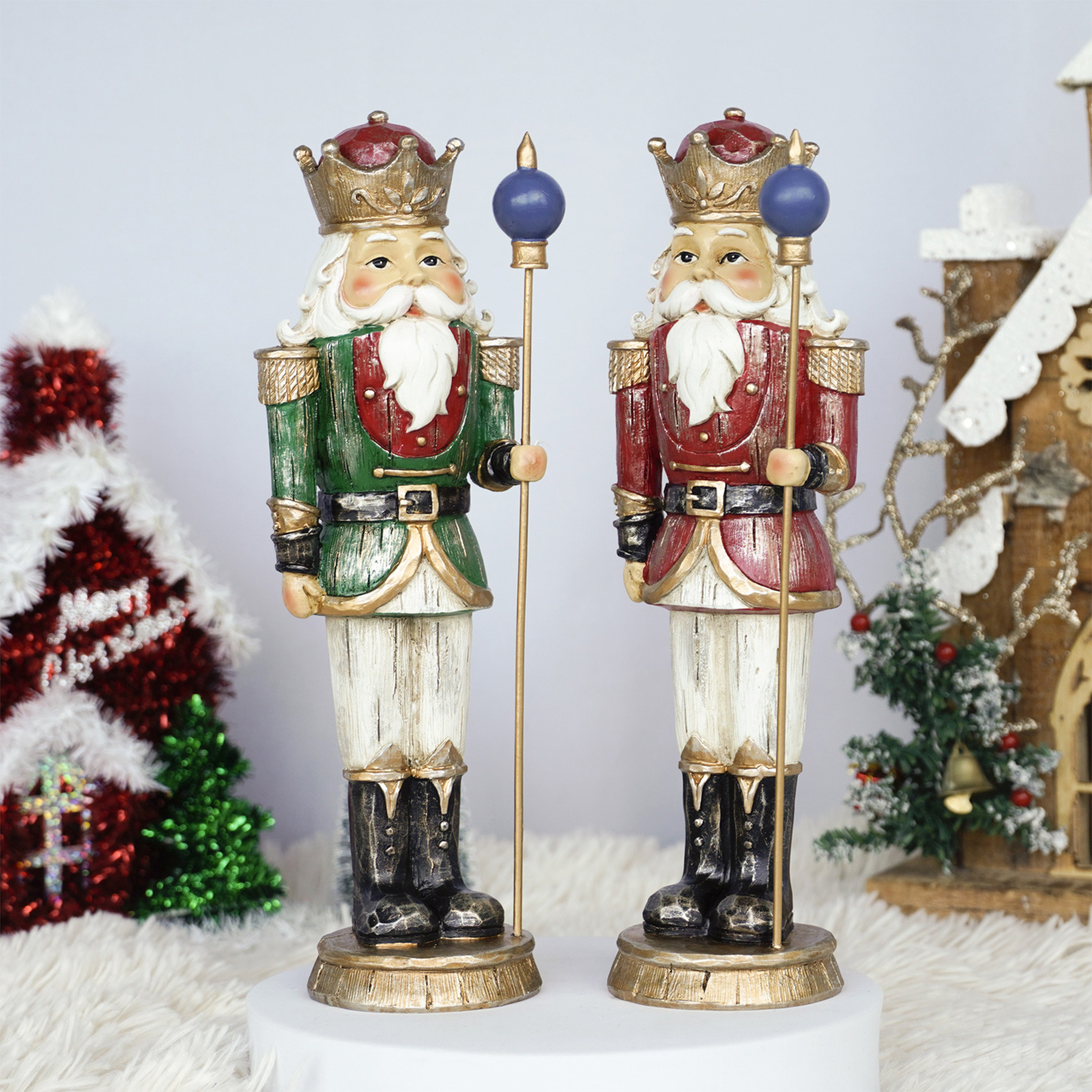 10 Inch Resin Christmas Nutcra - Nutcracker Figurine ulasan dan harga