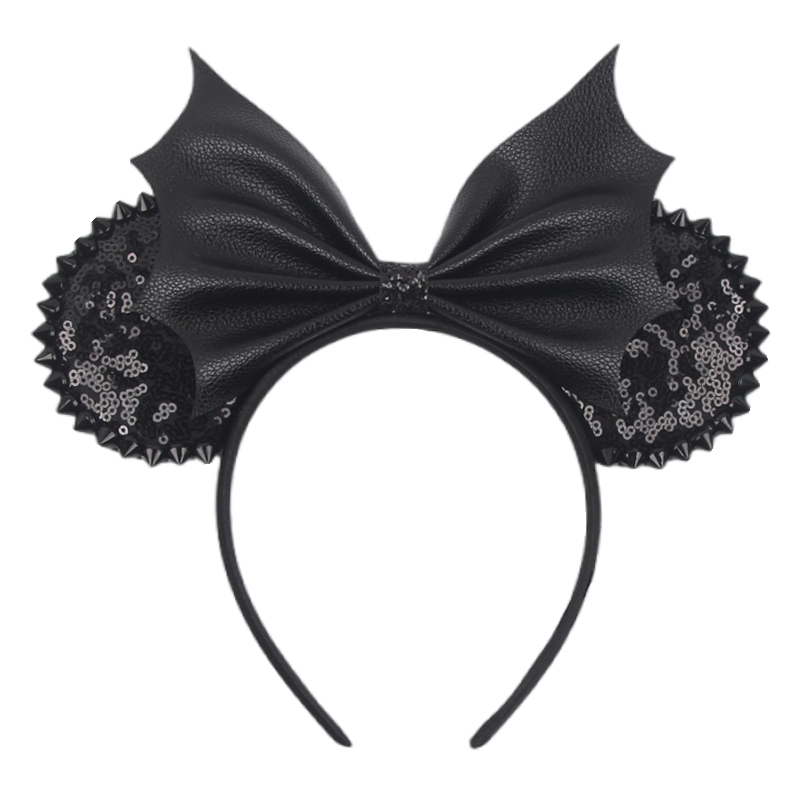 NEW Halloween Mouse Ears Headb - Ribbon Bow Gift ulasan dan harga
