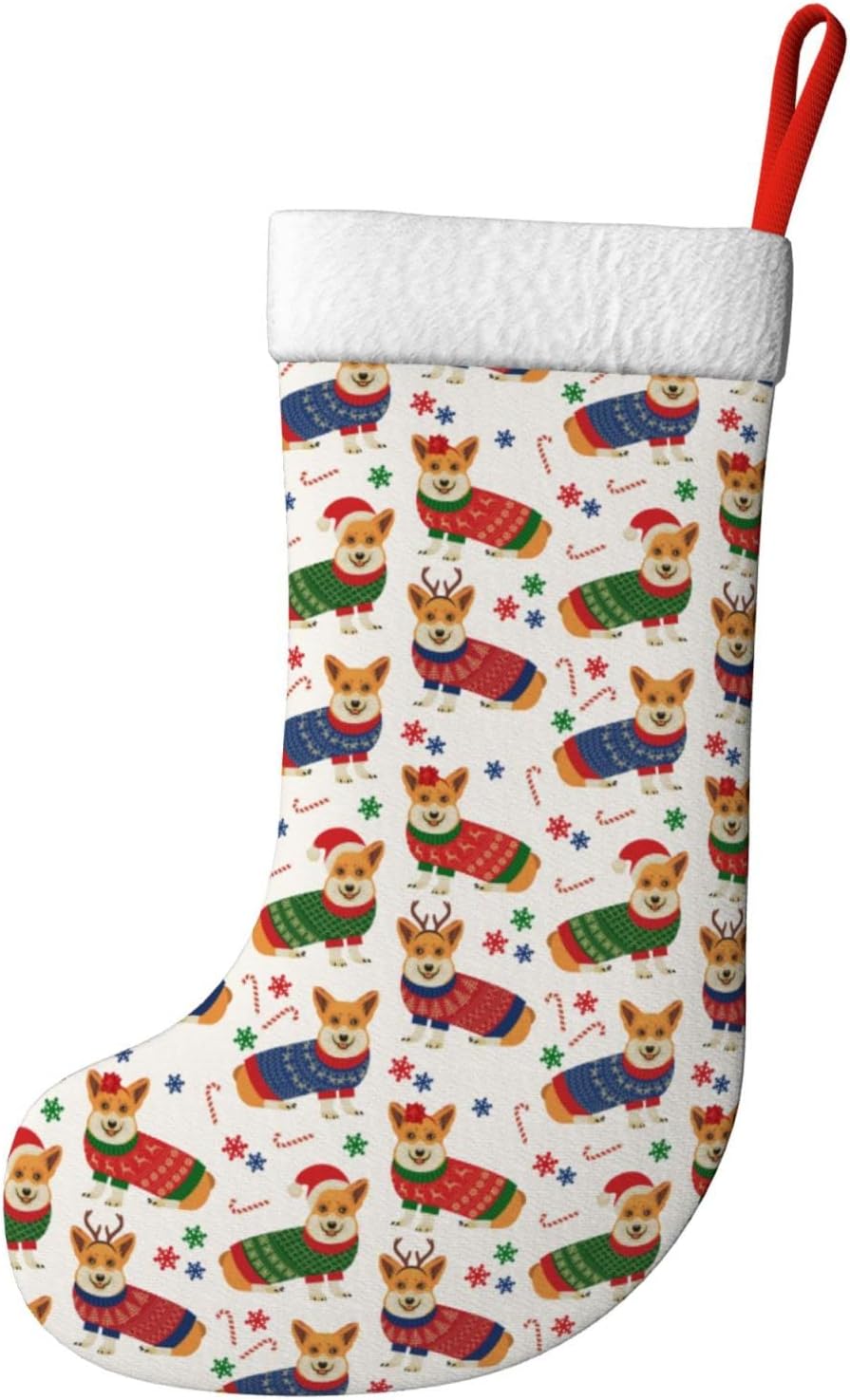 Christmas Corgi Dog Christmas  - Christmas Stocking Hanging ulasan dan harga