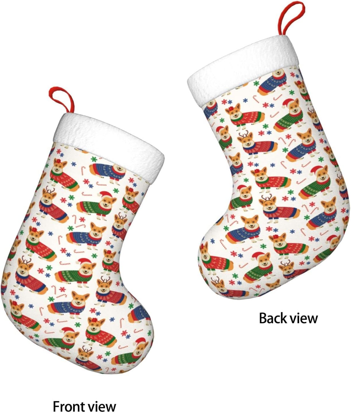 Christmas Corgi Dog Christmas  - Christmas Stocking Hanging ulasan dan harga