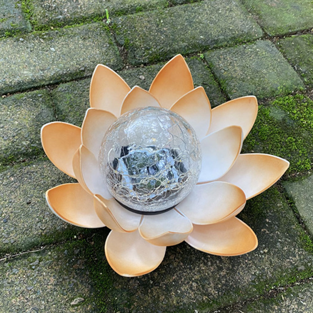 Lotus Shaped Garden Solar Ligh - Christmas Lights Outdoor ulasan dan harga