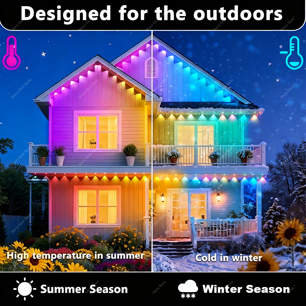 Permanent Outdoor Eave Lights  - Led Fairy String Lights ulasan dan harga