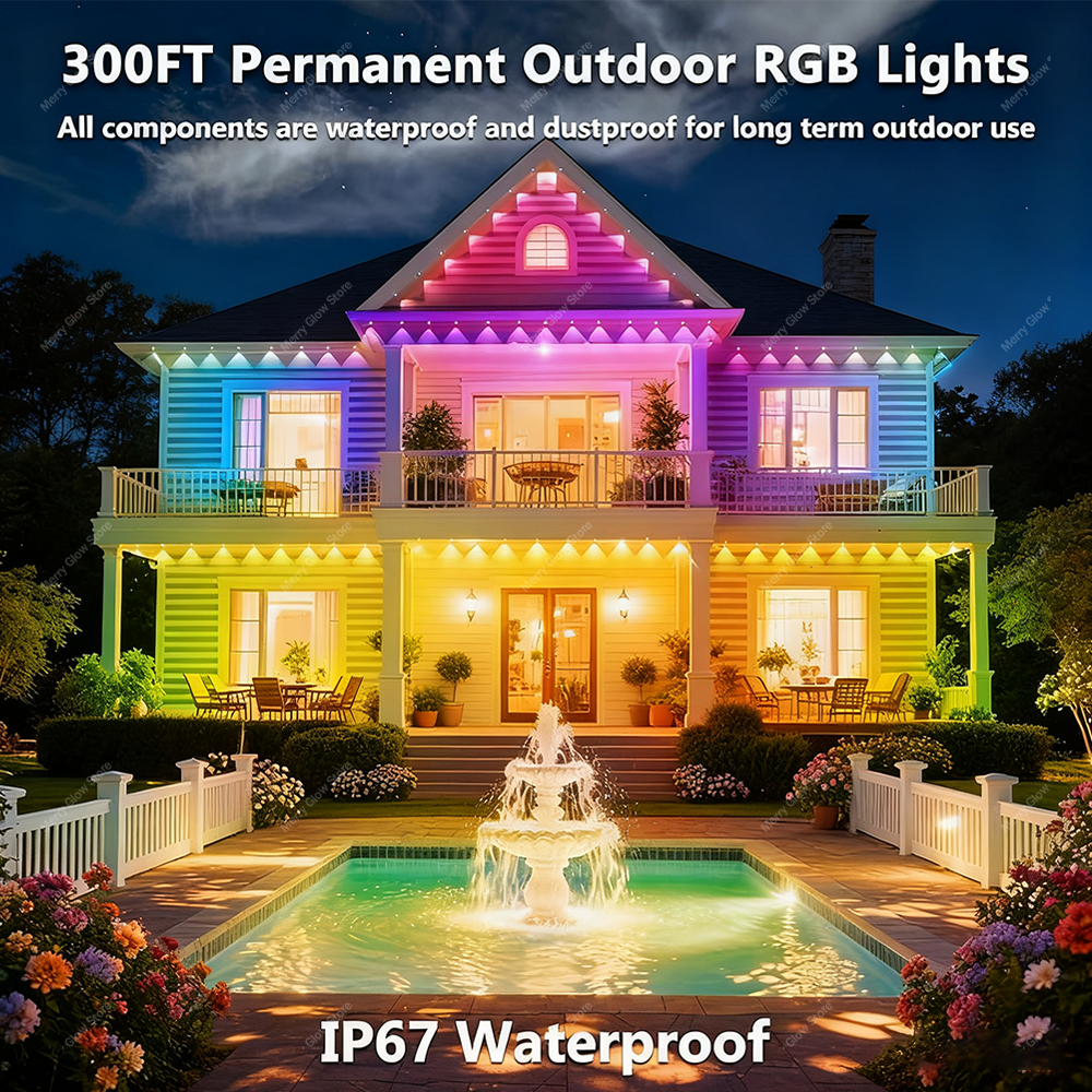 Permanent Outdoor Eave Lights  - Led Fairy String Lights ulasan dan harga