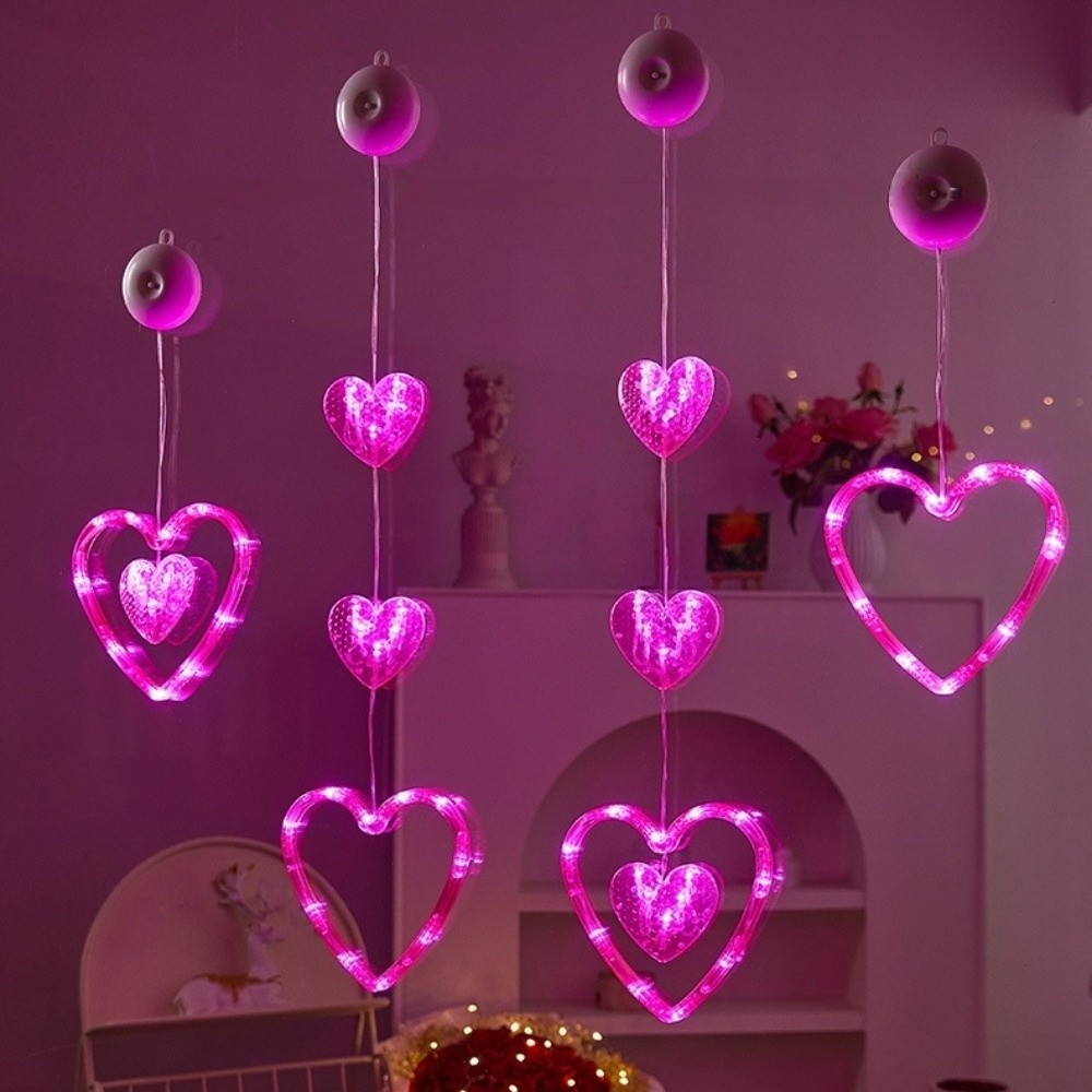 Creative Heart Curtain Fairy L - Led Fairy String Lights ulasan dan harga