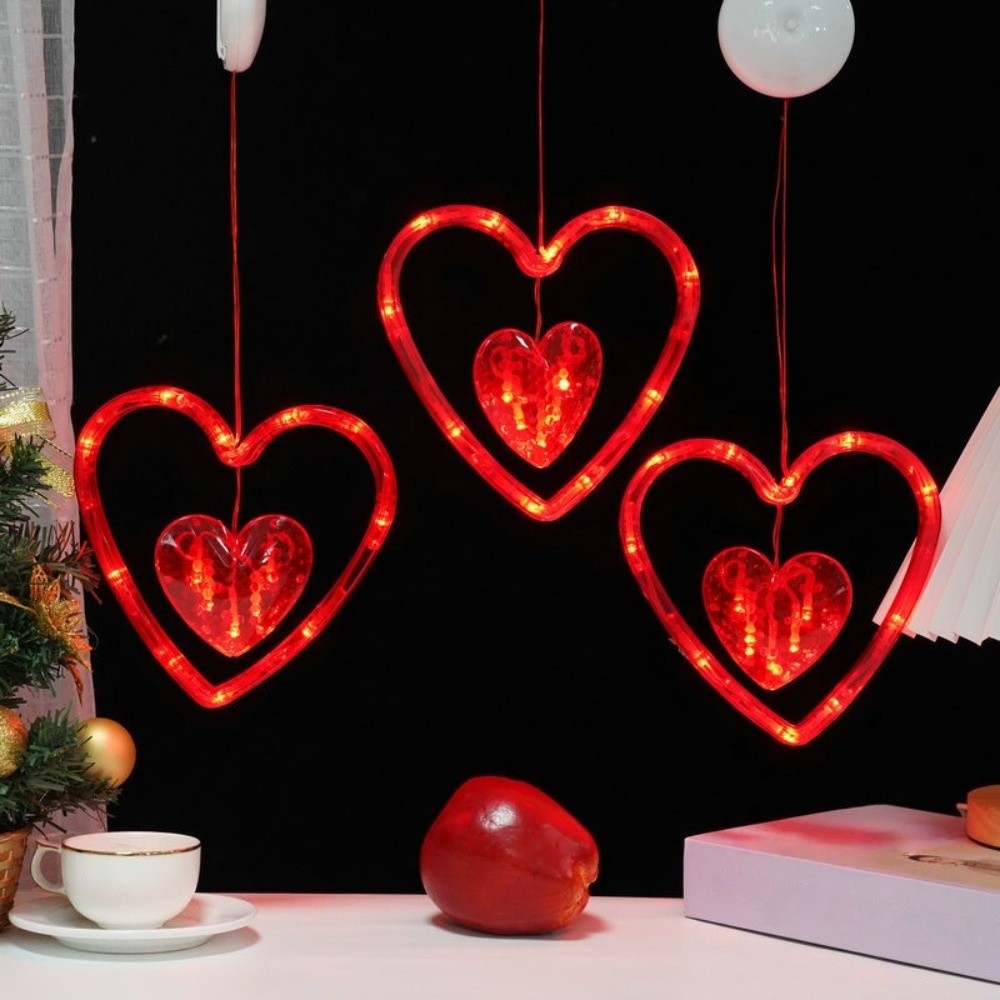 Creative Heart Curtain Fairy L - Led Fairy String Lights ulasan dan harga