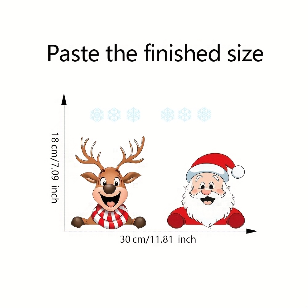 Festive Christmas Window Stick - Snowflake Window Decal ulasan dan harga