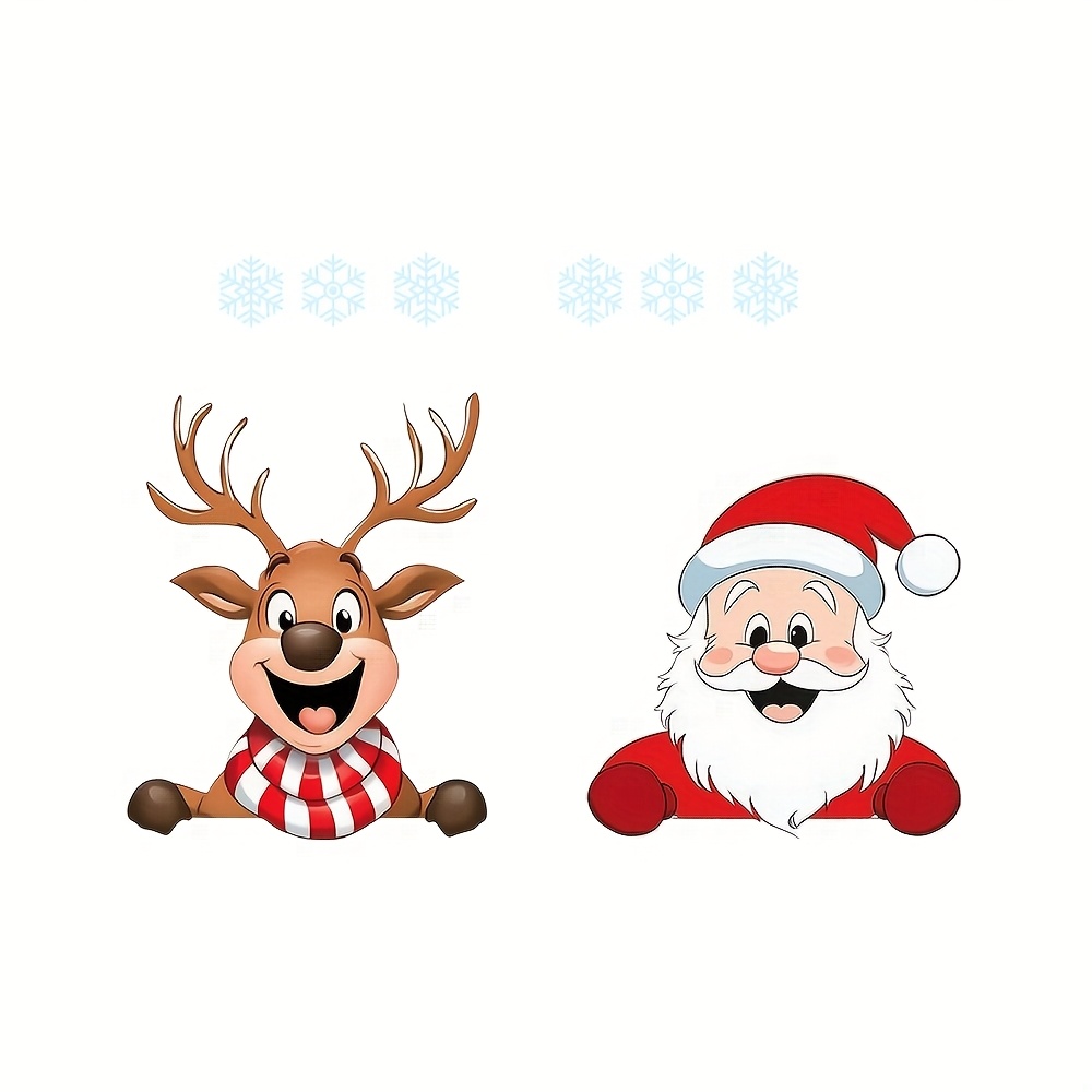 Festive Christmas Window Stick - Snowflake Window Decal ulasan dan harga