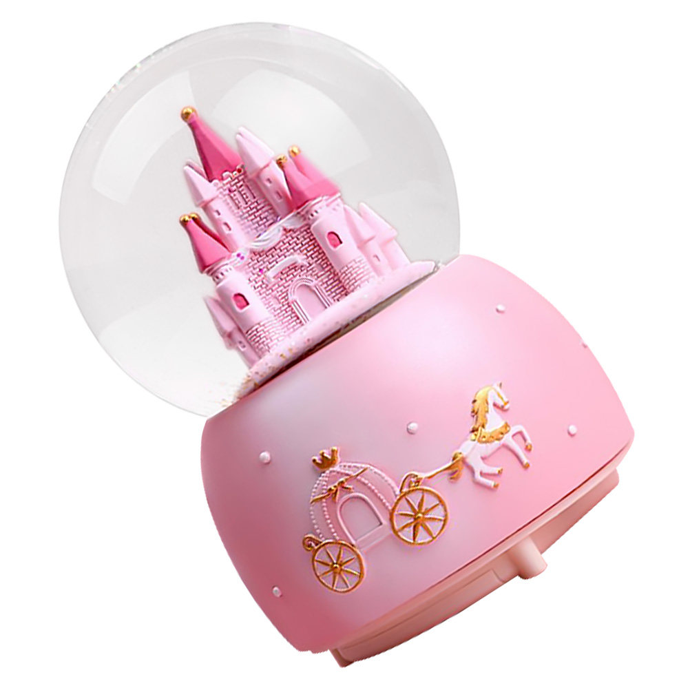 1Pcs Music Snow Globe Desktop  - Snow Globe Musical ulasan dan harga