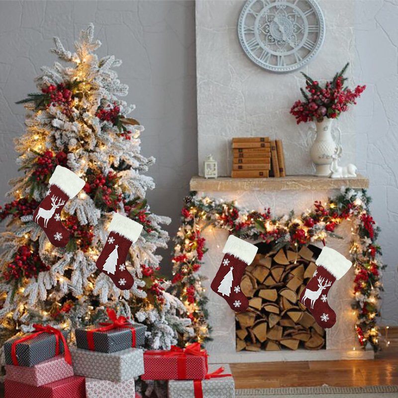 Christmas Socks With Led Light - Christmas Stocking Hanging ulasan dan harga