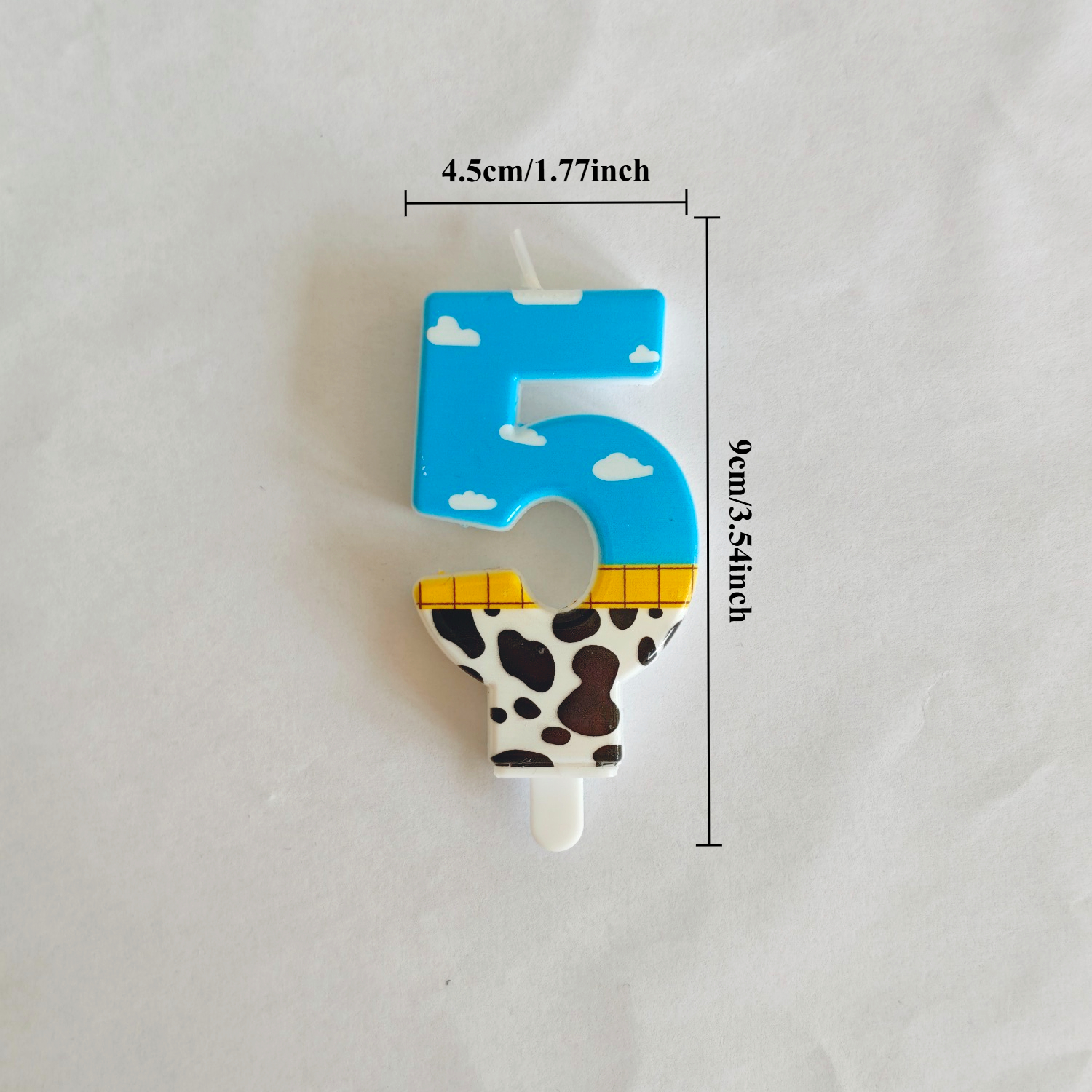 1PC,Number 1-9Blue Sky and Whi - Holiday Candle Set ulasan dan harga