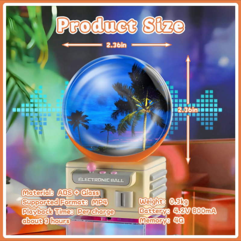 New Crystal Ball Decorative Ba - Snow Globe Musical ulasan dan harga