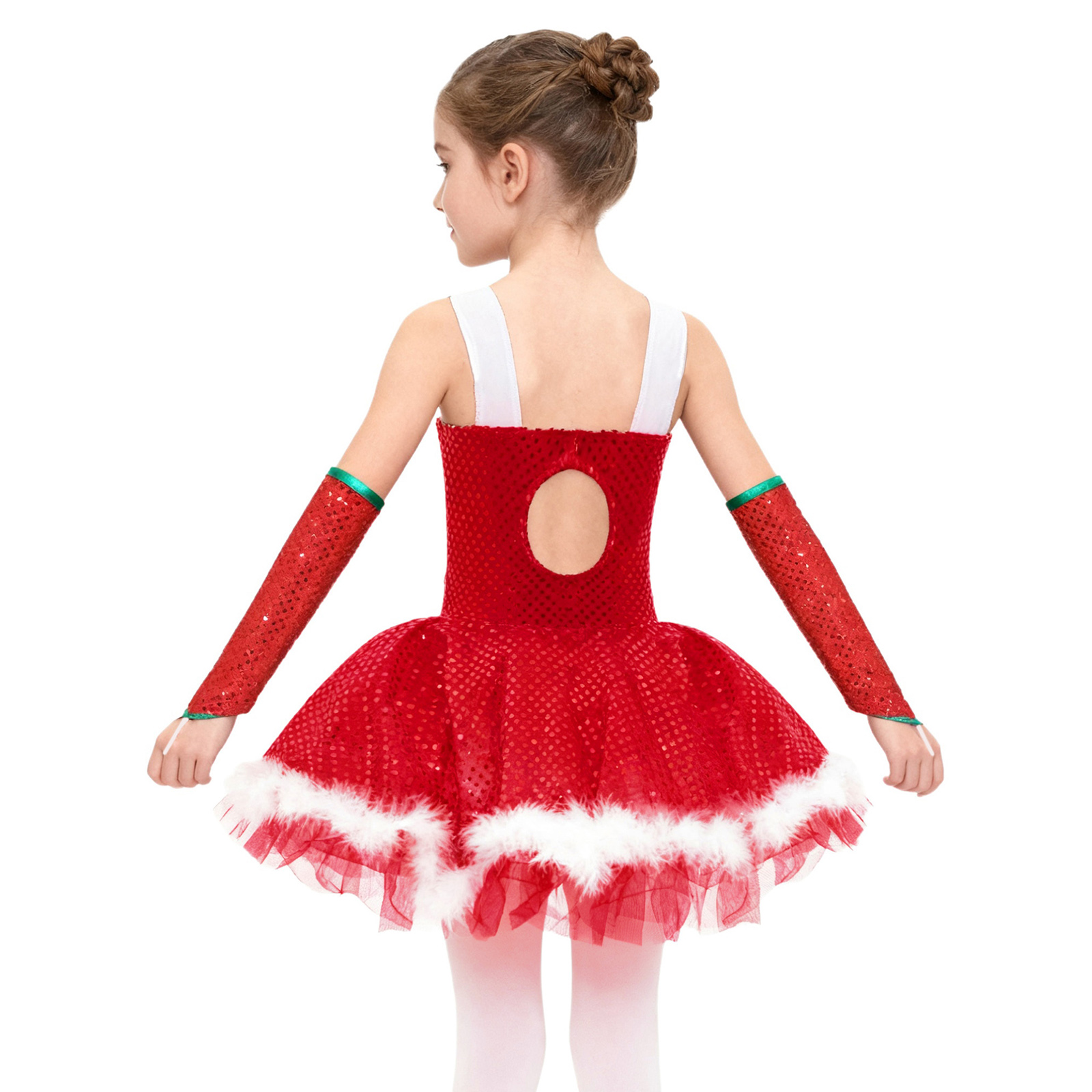 Kids Girls Christmas Figure Sk - Elf Costume Christmas ulasan dan harga