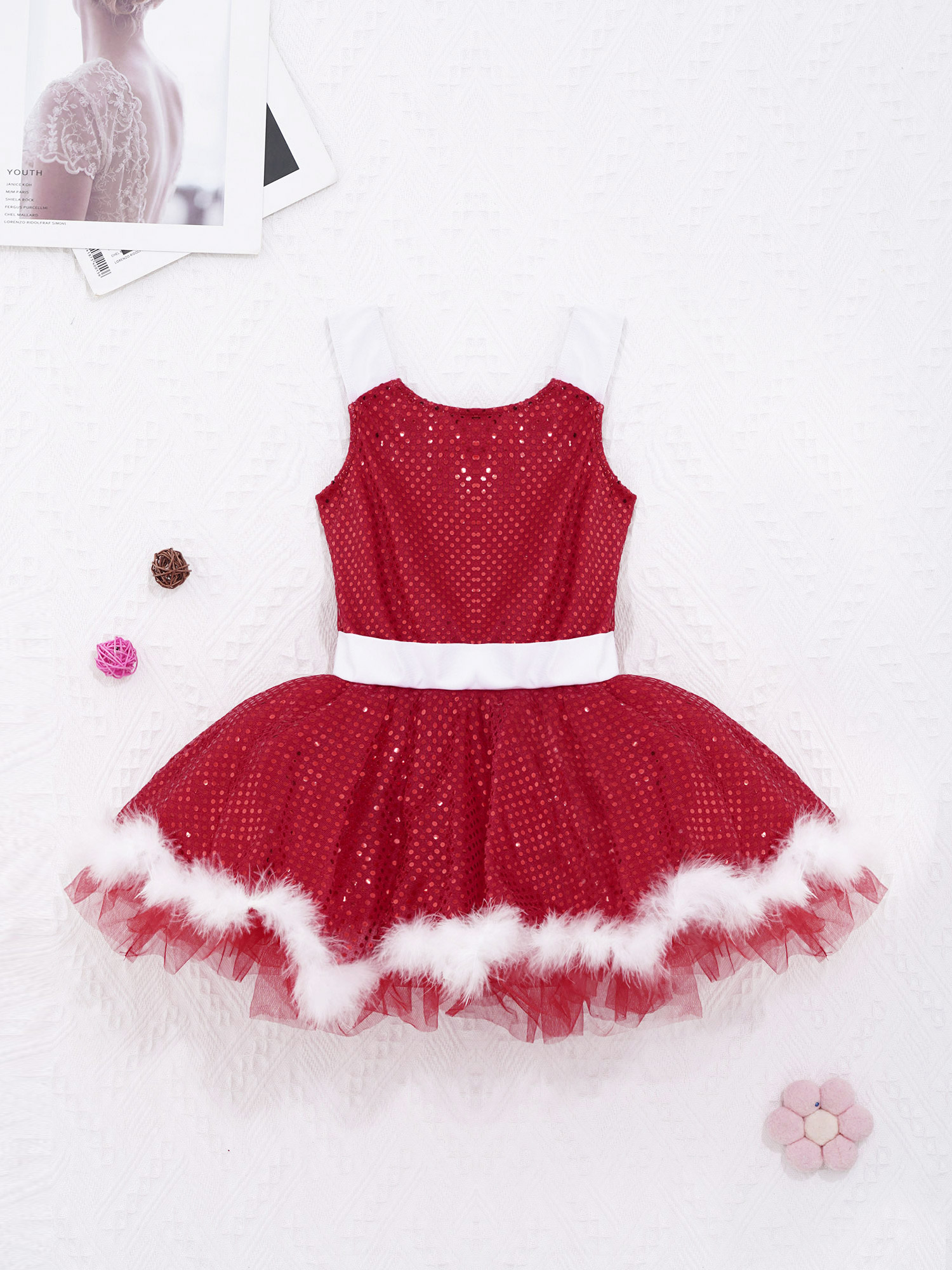 Kids Girls Christmas Figure Sk - Elf Costume Christmas ulasan dan harga