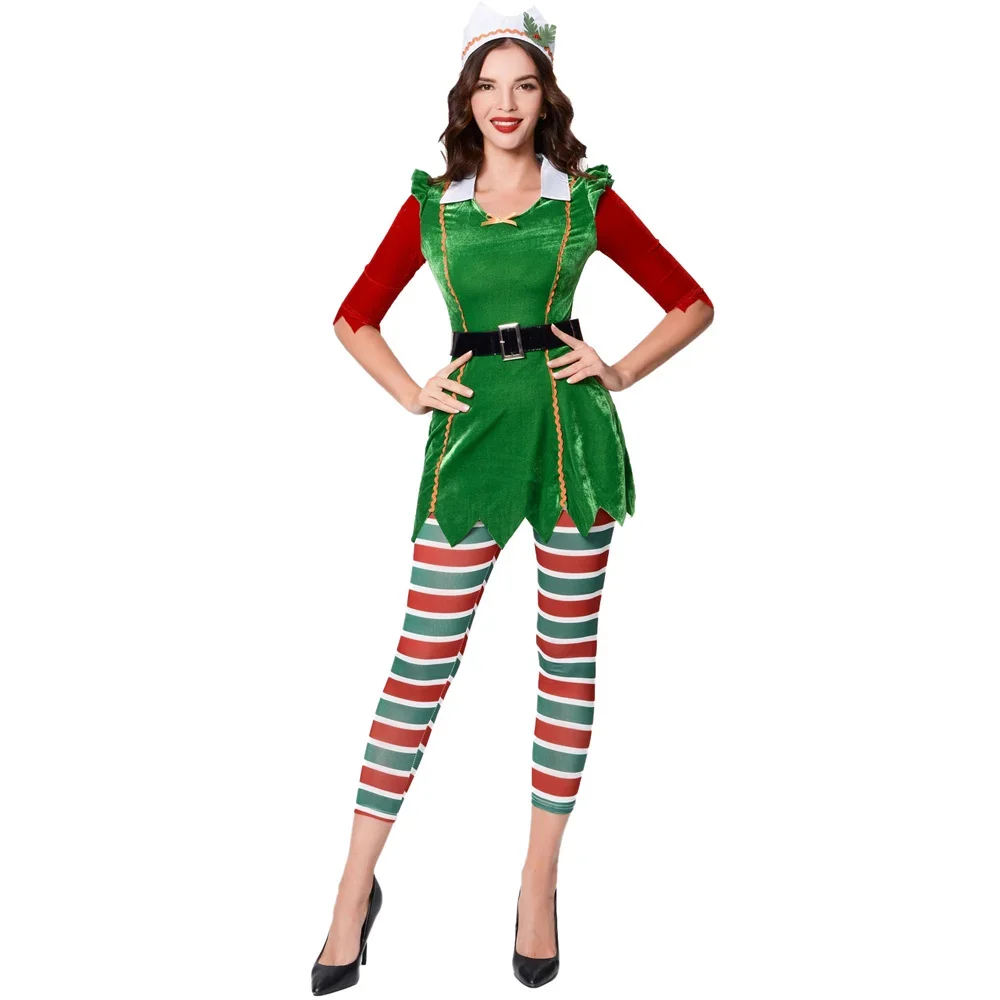 Lady Santa Claus' Elf Costume  - Elf Costume Christmas ulasan dan harga