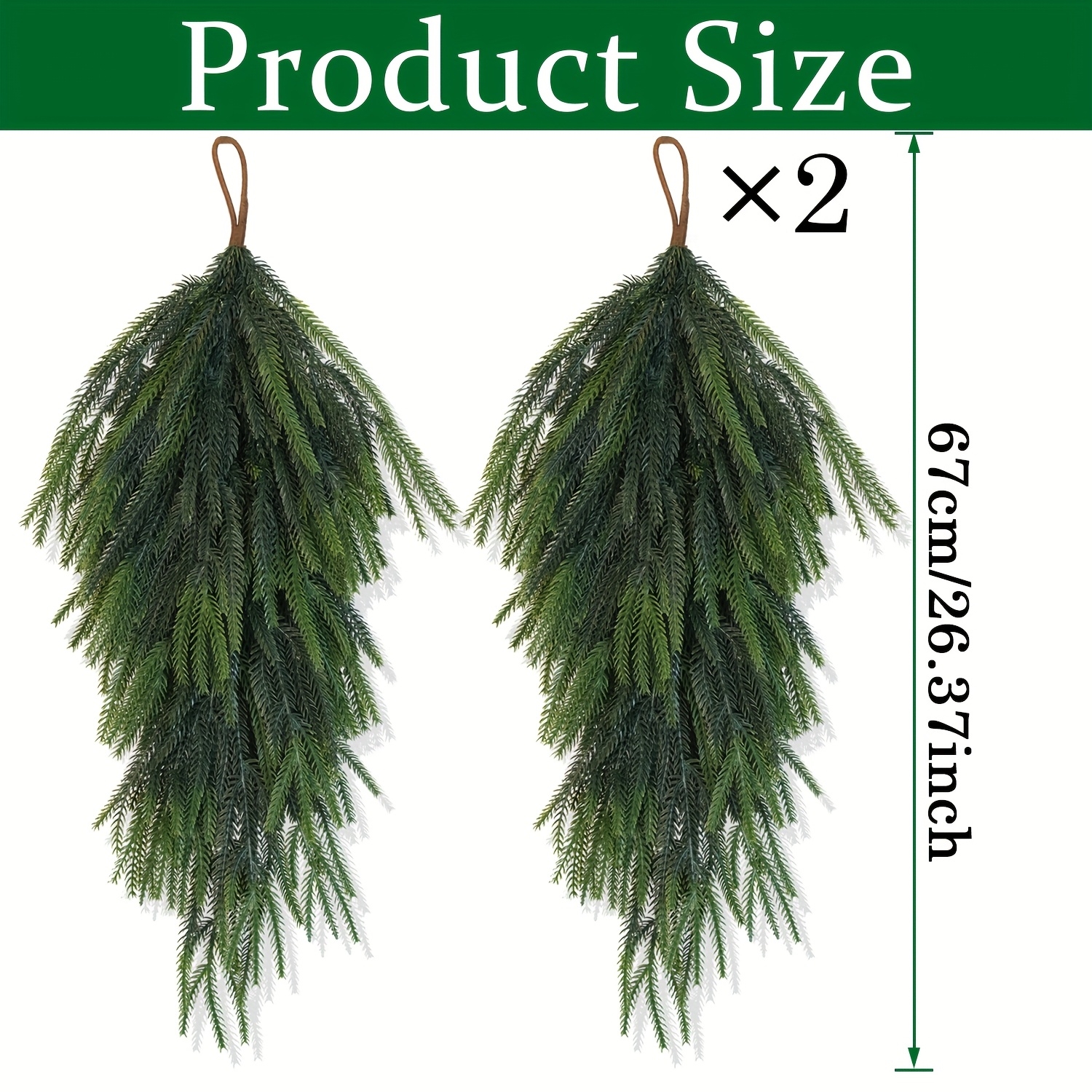 4pcs/2pcs Artificial Pine Need - Christmas Tree Artificial ulasan dan harga