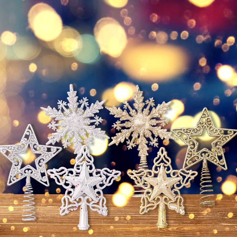 Christmas Tree Toppers Glitter - Star Tree Topper ulasan dan harga