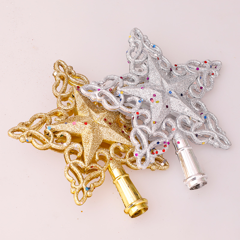 Christmas Tree Toppers Glitter - Star Tree Topper ulasan dan harga