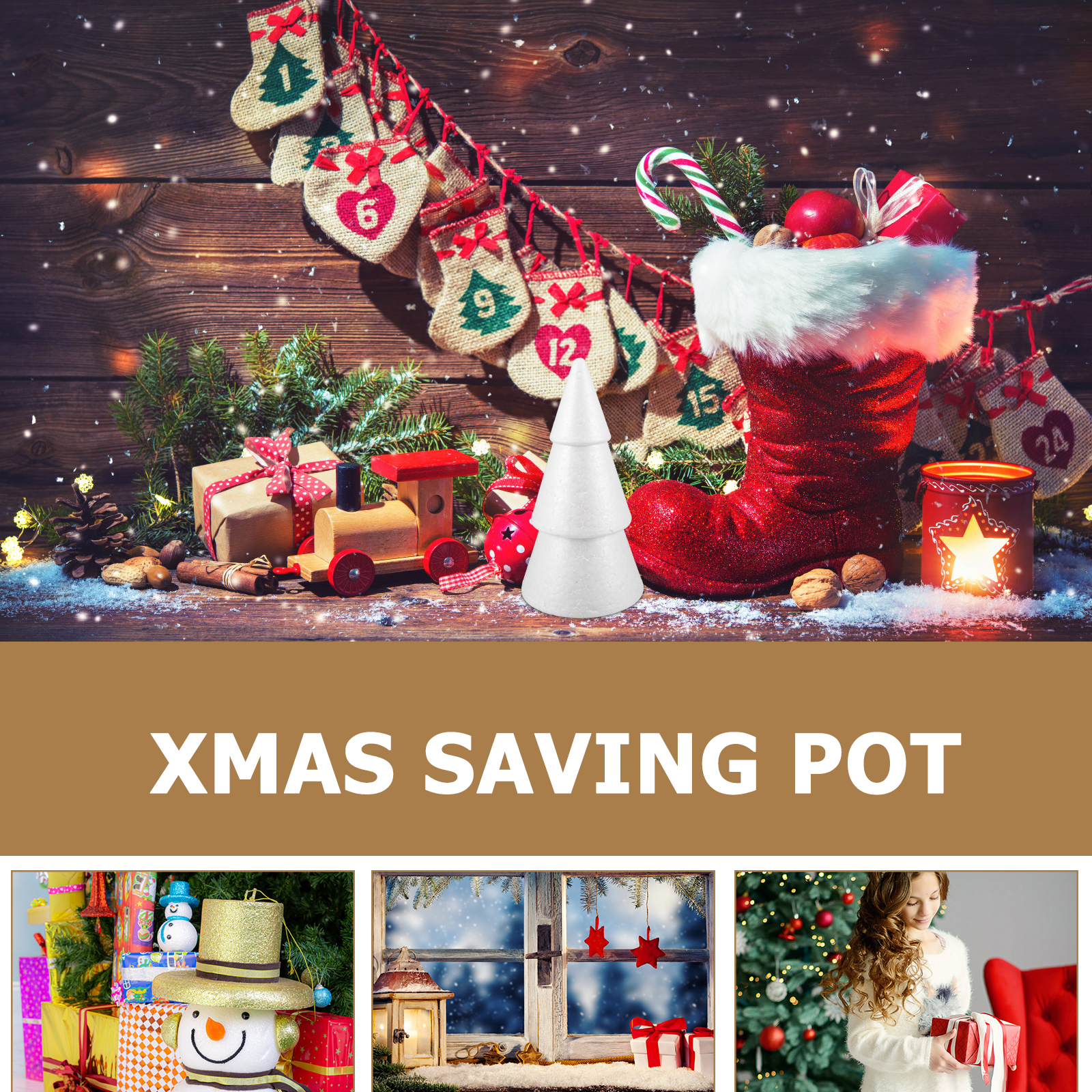 3 Pcs Simulated Christmas Tree - Christmas Tree Artificial ulasan dan harga