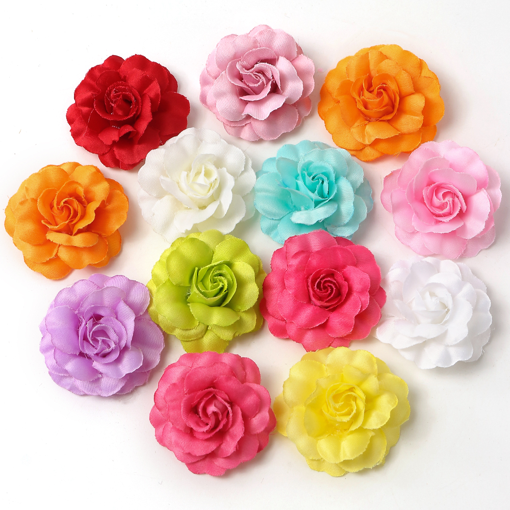 5Pcs Rose Artificial Flowers H - Christmas Wreath Fake ulasan dan harga