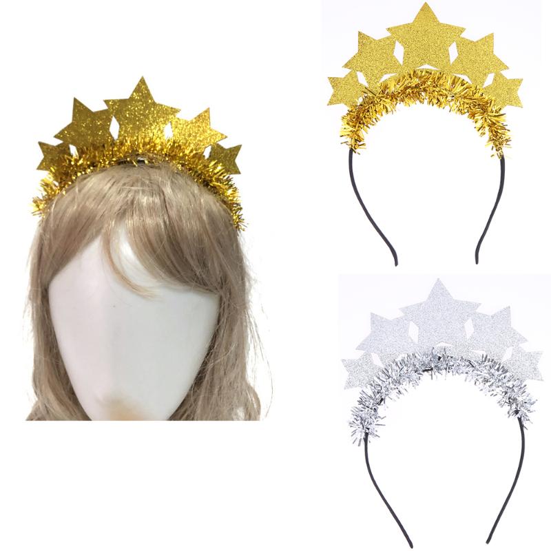 Christmas New Year Party Headb - Tinsel Garland Decoration ulasan dan harga