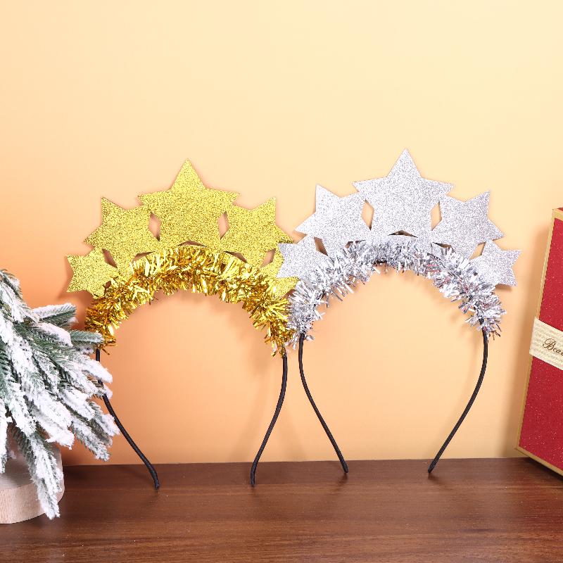 Christmas New Year Party Headb - Tinsel Garland Decoration ulasan dan harga
