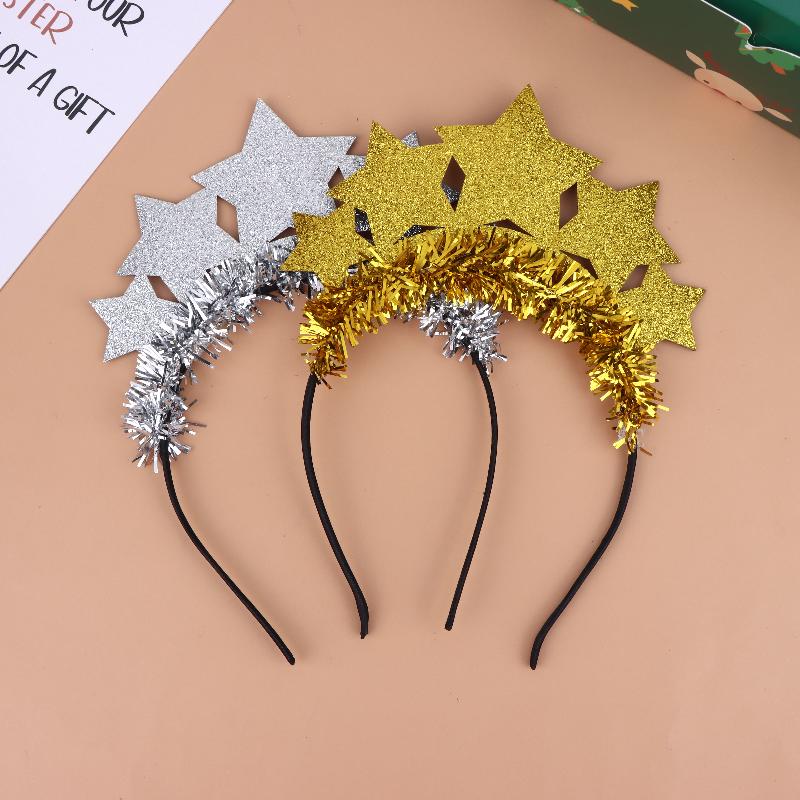 Christmas New Year Party Headb - Tinsel Garland Decoration ulasan dan harga