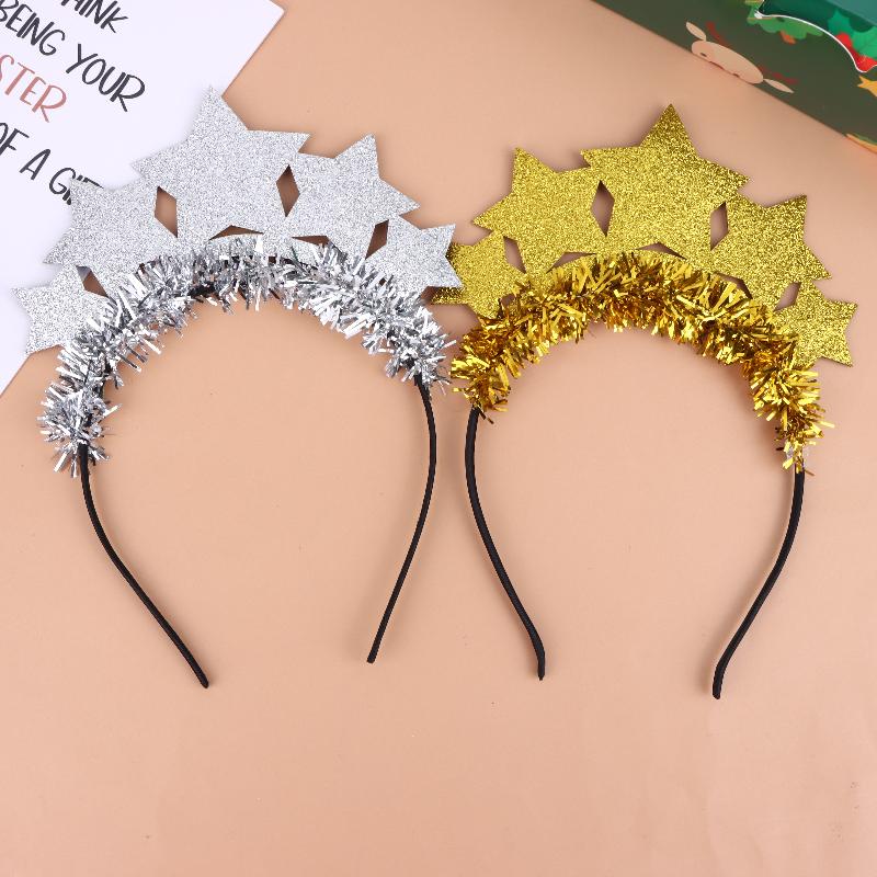 Christmas New Year Party Headb - Tinsel Garland Decoration ulasan dan harga