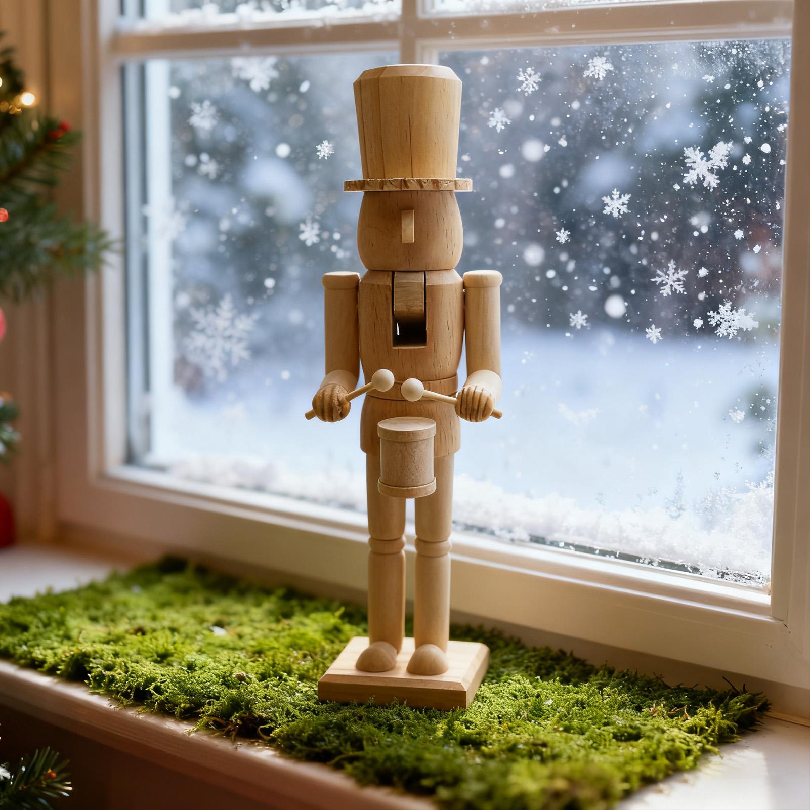 Nutcracker Decor 38cm Wooden F - Nutcracker Figurine ulasan dan harga