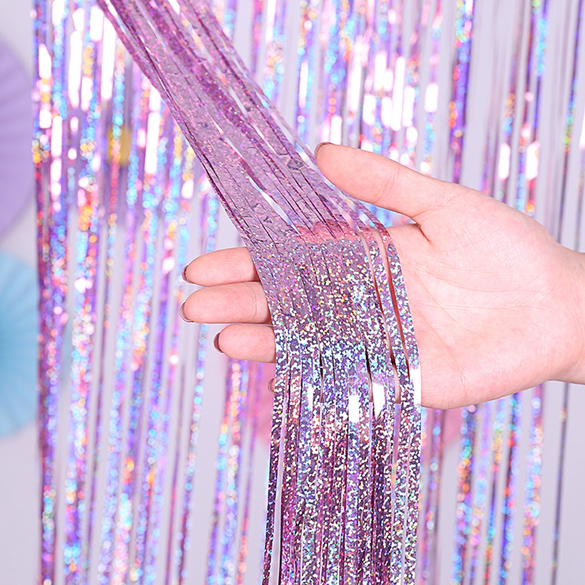 Birthday Party Decorations Bac - Tinsel Garland Decoration ulasan dan harga