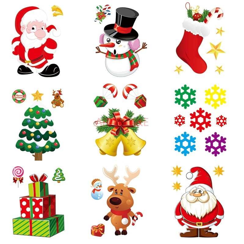 1PCS Removable Christmas Stati - Snowflake Window Decal ulasan dan harga